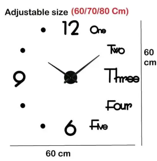 New Modern Wall Clock For Kitchen, Bed Room, Living Room, School , Office.. Etc....
