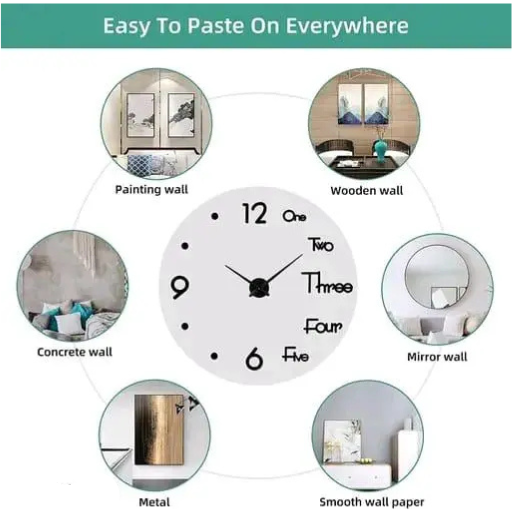 New Modern Wall Clock For Kitchen, Bed Room, Living Room, School , Office.. Etc....
